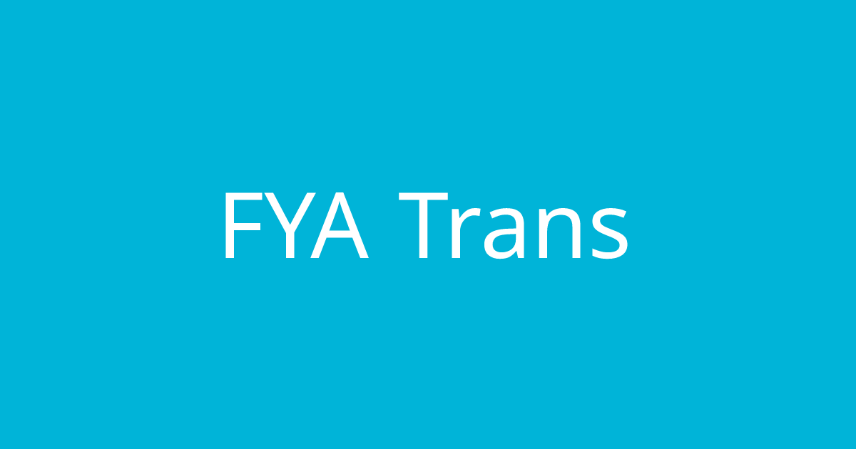 FYA Trans Admin